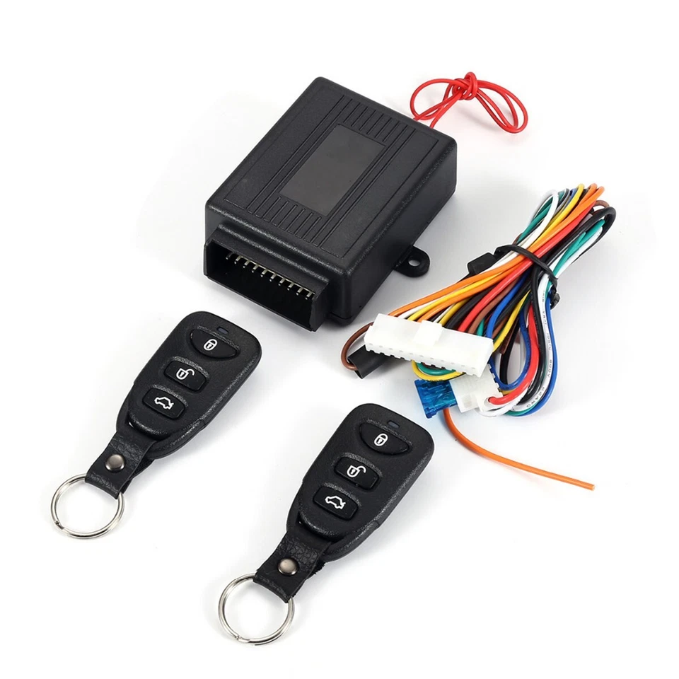 Car Remote Centrol Power Door Lock Kit 2 Keyless Entry Locking Unlock Accessory Foto 2 de 4
