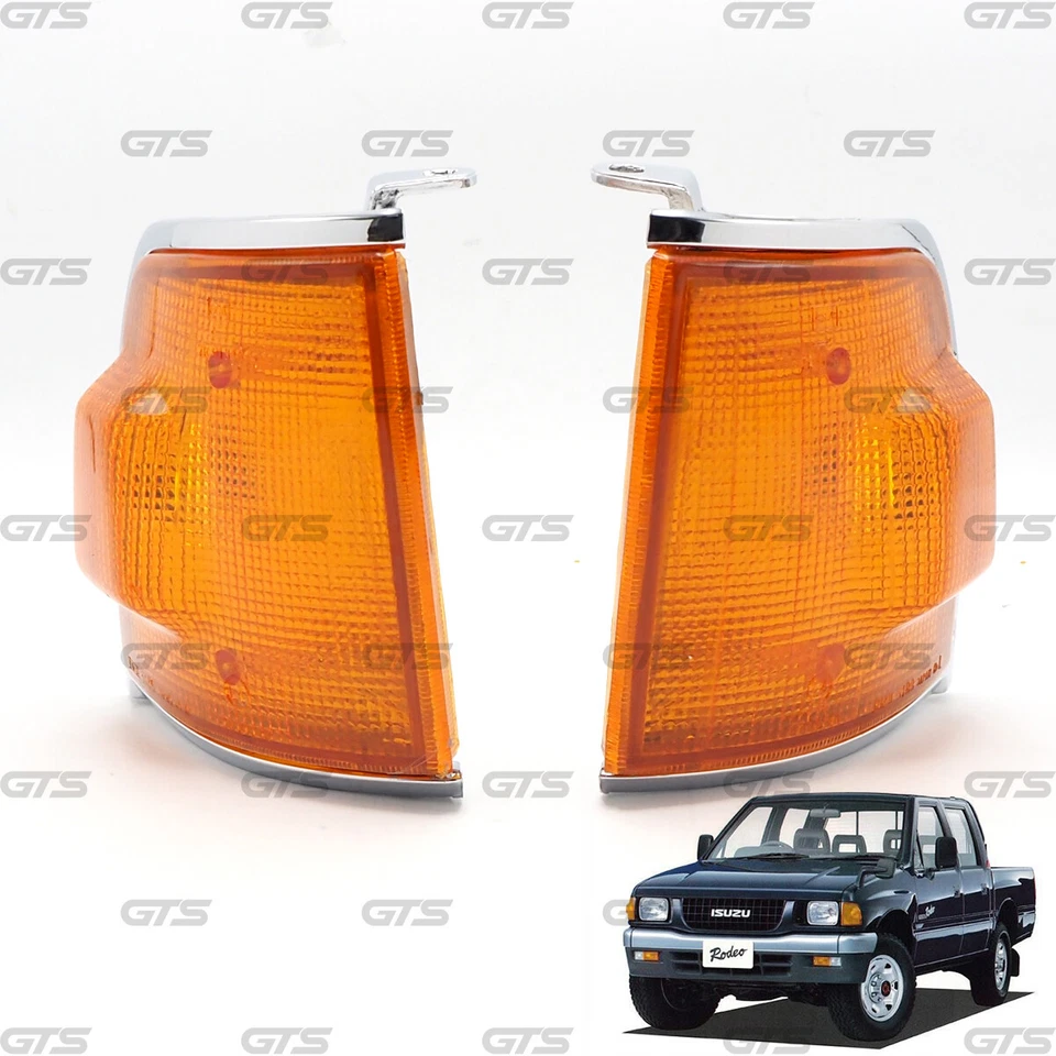 Fits Isuzu Tfr Holden Rodeo Vauxhall Brava Pickup 1989 - '95 Pair Corner Light - Image 3 of 4