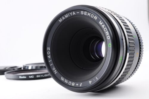 **NEAR MINT** Mamiya Sekor Macro C 80mm f/4 +Cap For M645 1000S Super Pro TL JPN