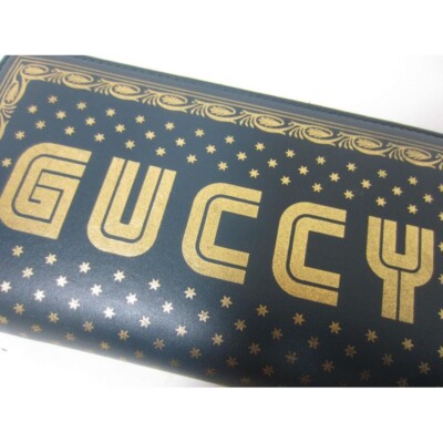 極美品　GUCCI グッチ　長財布　ゴールド　S8088 Authentic Gucci Round zipper Long Wallet 524338 Green Gold Color