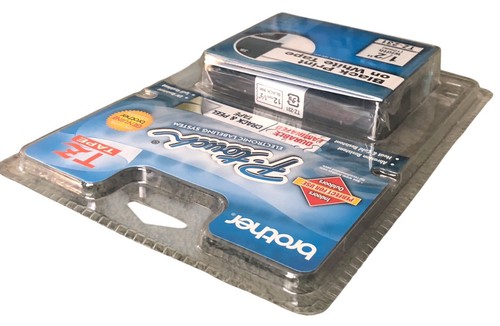 Brother TZ-231 P-Touch 1/2" Label Tape Black Print on White - Sealed NEW - Imagen 6 de 10