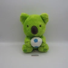 Koala march D0402A Banpresto 1994 Green Football Plush 7" Stuffed Toy Doll Japan