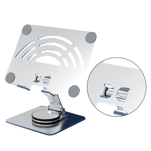 Adjustable Aluminum Tablet Stand 360 Degree Rotating Desk Holder for Tablets - Afbeelding 9 van 10