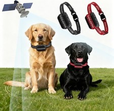 GPS Wireless Dog Fence for 2 Dogs Collar with 3 Warning Modes