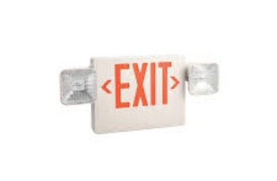 Set Of 2  New In Box  LED Emergency Light EXIT Sign The Big Beam