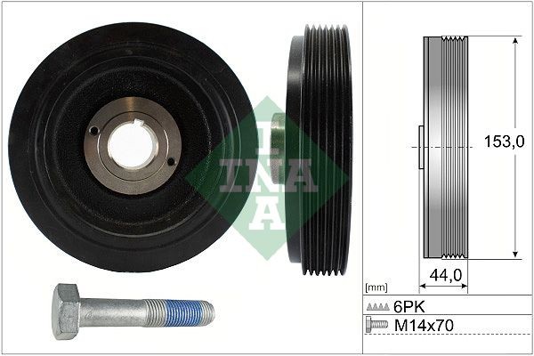 Schaeffler INA Riemenscheibensatz, Kurbelwelle 544 0042 20 FüR CitroËN-image