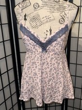 Victoria's Secret Floral Lace Cami Slip Dress Size Medium