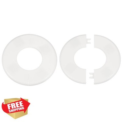 HARFINGTON 2pc White Wall Split Flange 51mm