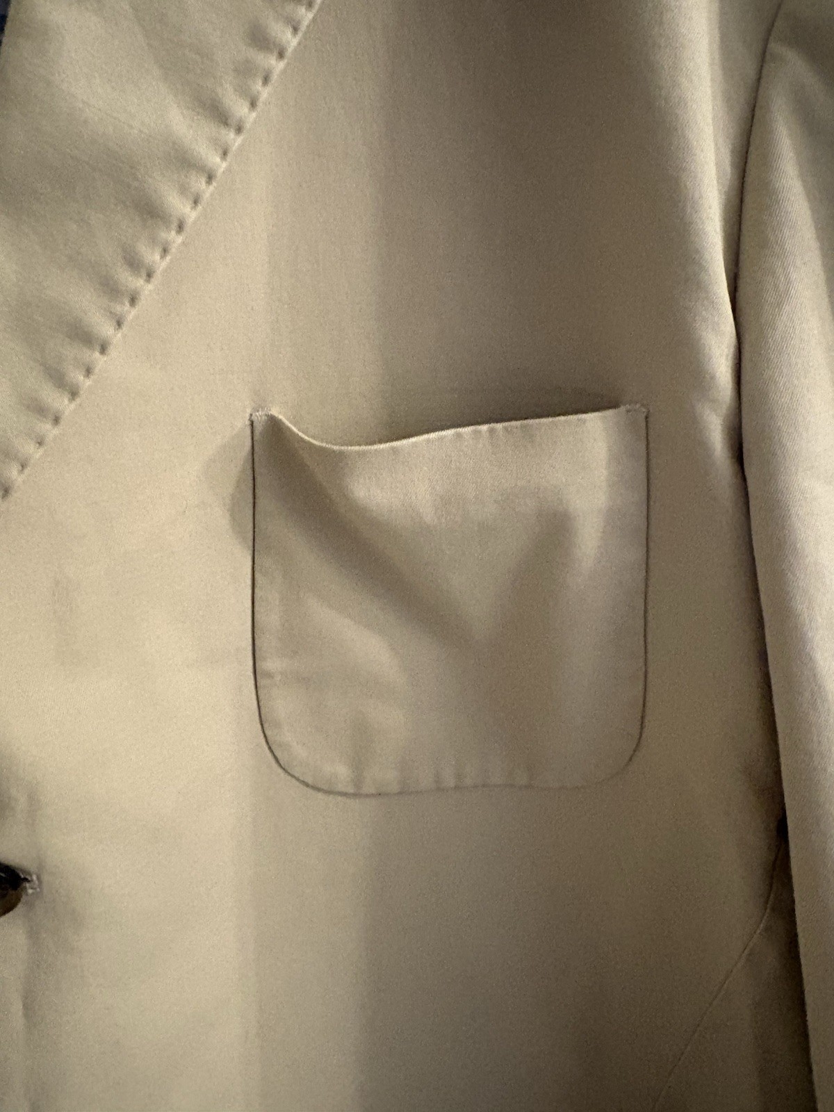 Brooks Brothers 3-button patch pocket blazer Khak… - image 11