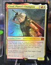 Magic: The Gathering Cloud, Planet's Champion 0552 Final Fantasy Foil Mythic