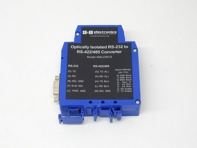 B&B Electronics 485LDRC9 Optically Isolated RS-232 to RS-244/485 neu