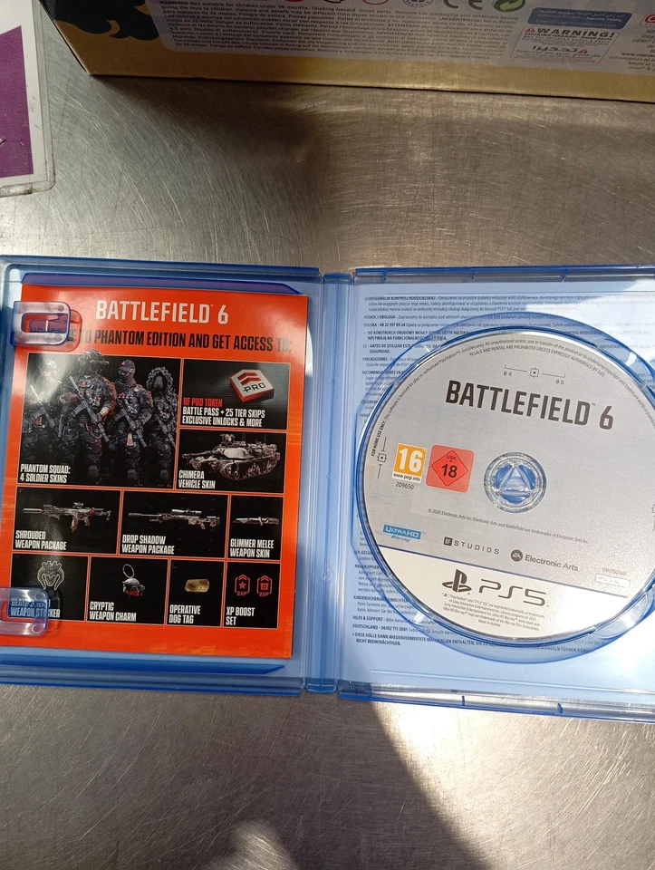 BATTLEFIELD 6 PS5 EURO OCCASION (GAME IN ENGLISH/FRANCAIS/DE/ES/IT/PT), photo 3 sur 3