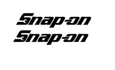(x2) Snap-on Tools Vinyl Decal Car Truck Bumper Window Toolbox ATV