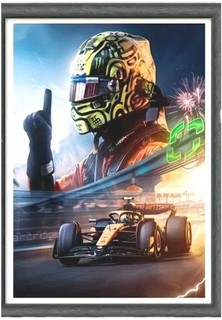 Lando Norris F1 Diamond Art Painting Set New 30cm x 40cm Intricate Therapy & Fun