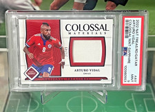2022 Panini National Treasures Arturo Vidal Colossal Materials Patch /49 PSA 9