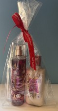 Bath  Body Works Strawberry Snowflakes Fragrance Mist and Body Lotion Set, 8oz