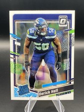 2023 Panini Donruss Optic Football Derick Hall #291 Rated Rookie Card Seahawks