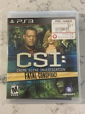 CSI: Crime Scene Investigation - Fatal Conspiracy (Sony PlayStation 3, 2010)