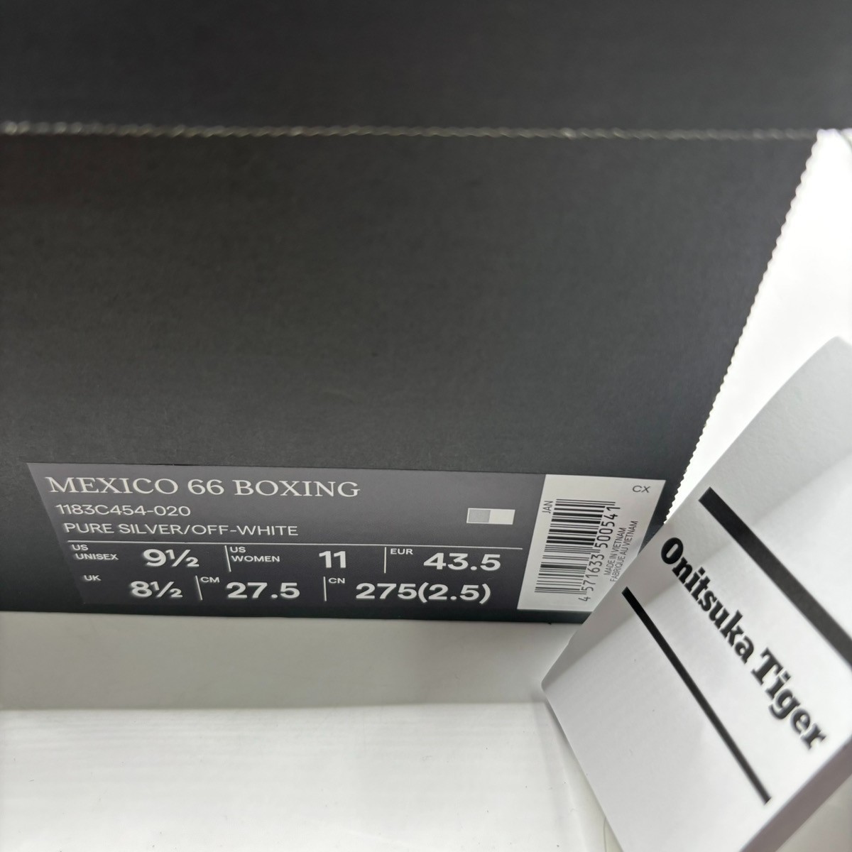 Onitsuka Tiger MEXICO 66 BOXING 1183C454 020 PURE SILVER OFF-WHITE