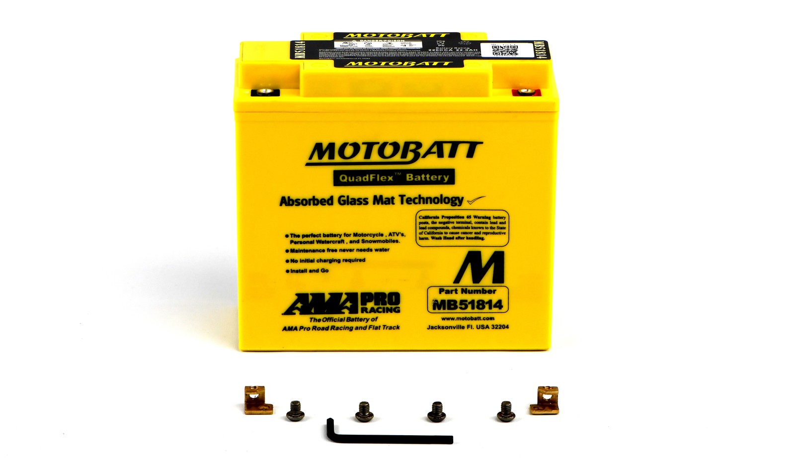 Motobatt Battery For BMW R 65 GS 1987-1992