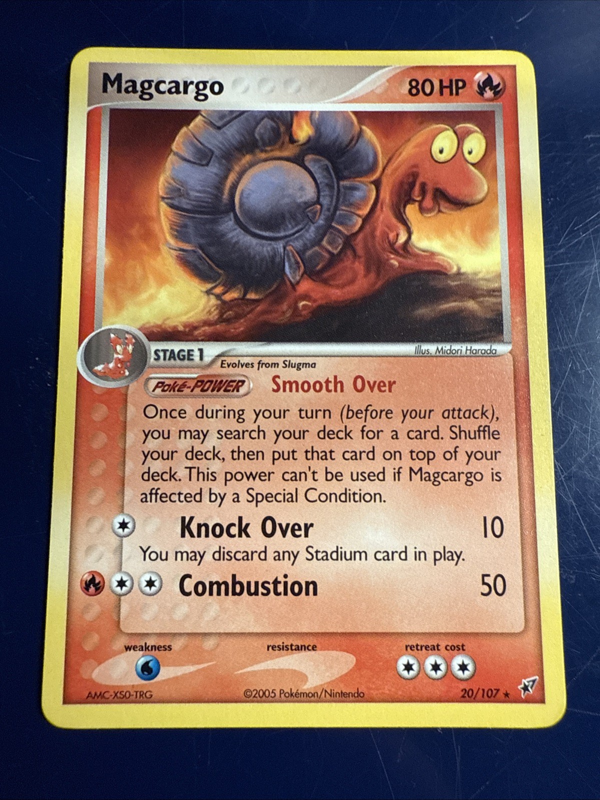 Magcargo 20/107✨EXCELLENT✨EX Deoxys Pokemon Card TCG