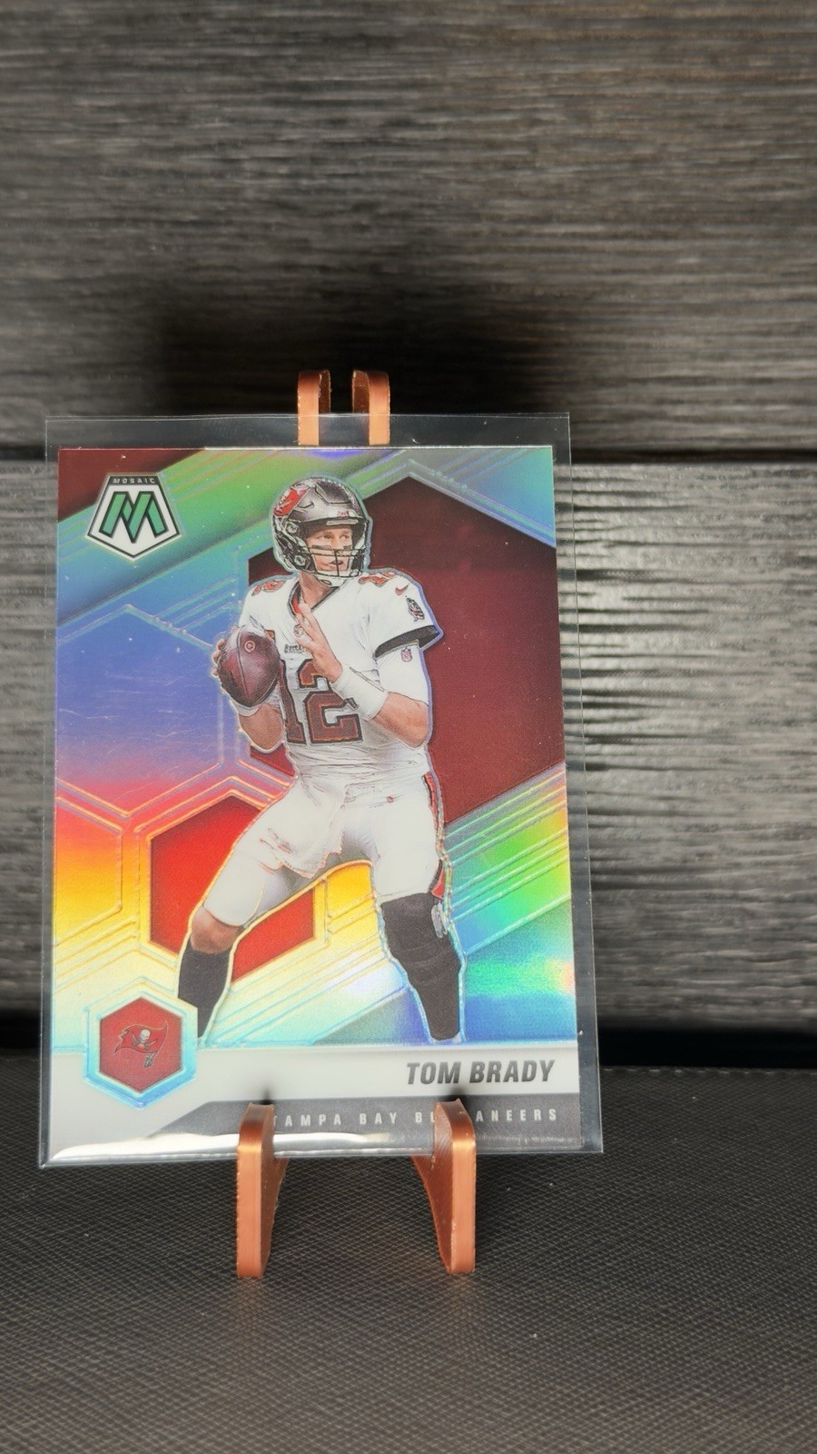 Tom Brady Mosaic Prizm 2021 #186