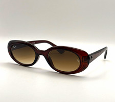 Ray-Ban RB4441D Oval Women's Sunglasses Brown Frame Brown Gradient UV400 148mm