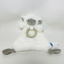 Mary Meyer Baby Luxe Lamb Sheep LOVEY Security Blankie Teether Soft Toy Plush