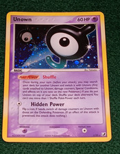 Pokemon TCG Pokemon Unown J/28 Unseen Forces Holo Rare 60 HP English 2005 on eBay