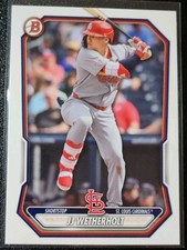 2026 Bowman Baseball #BP-115 JJ Wetherholt Paper Base St. Louis Cardinals