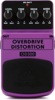 Behringer OD300 2-Mode Overdrive/Distortion Effektpedal Lila