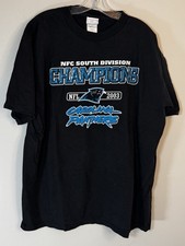 Carolina Panthers Vintage 2003 NFC South Champions Shirt Men s Large NFL