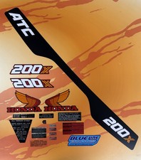 Honda 1984 ATC200X Complete Decal Kit MAIER Fenders ATC 200X 200 84