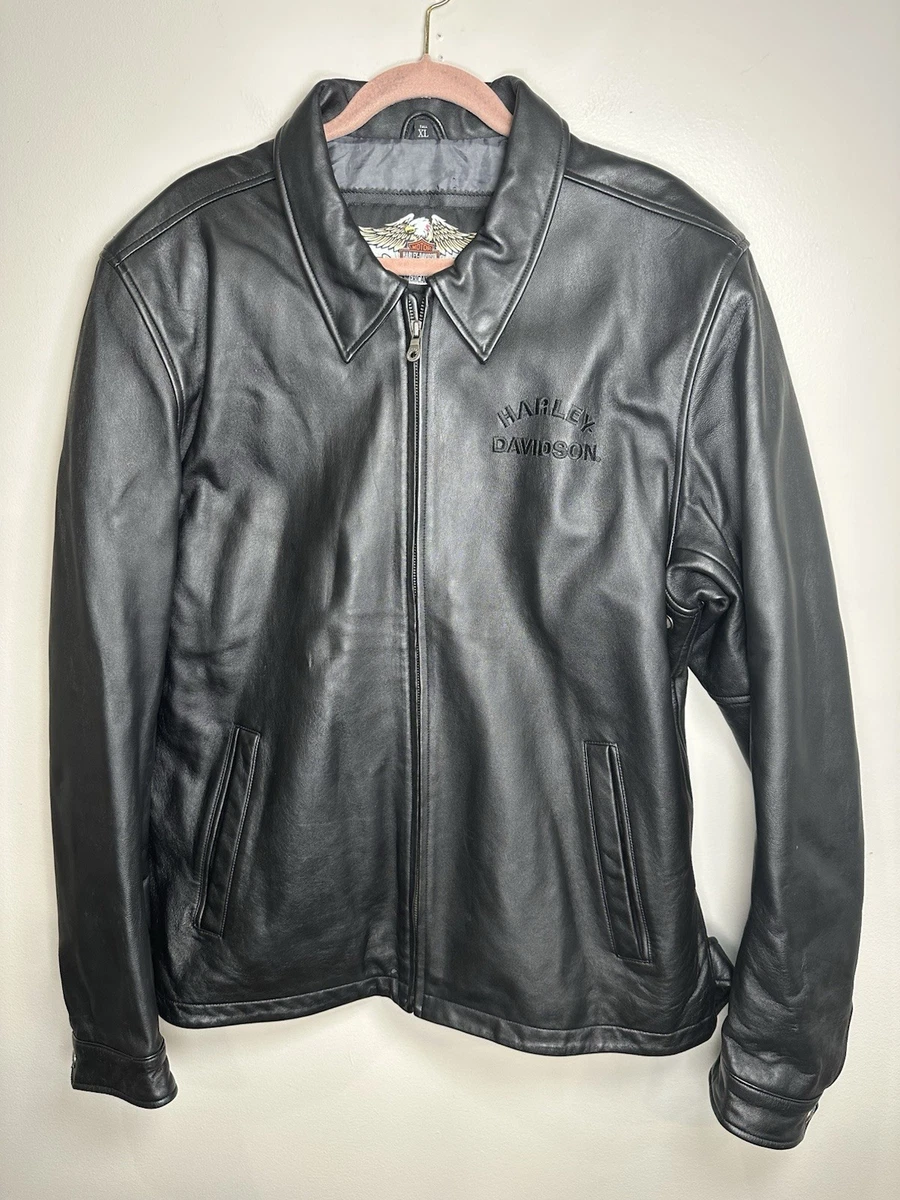 Harley Davidson Leather Jacket Embossed for sale | eBay
