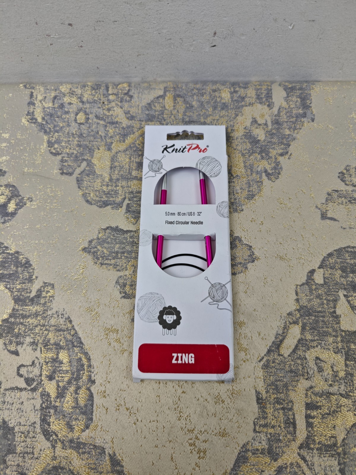 KnitPro Zing Fixed Circular Needles 32' (80cm) | Size 5.00mm