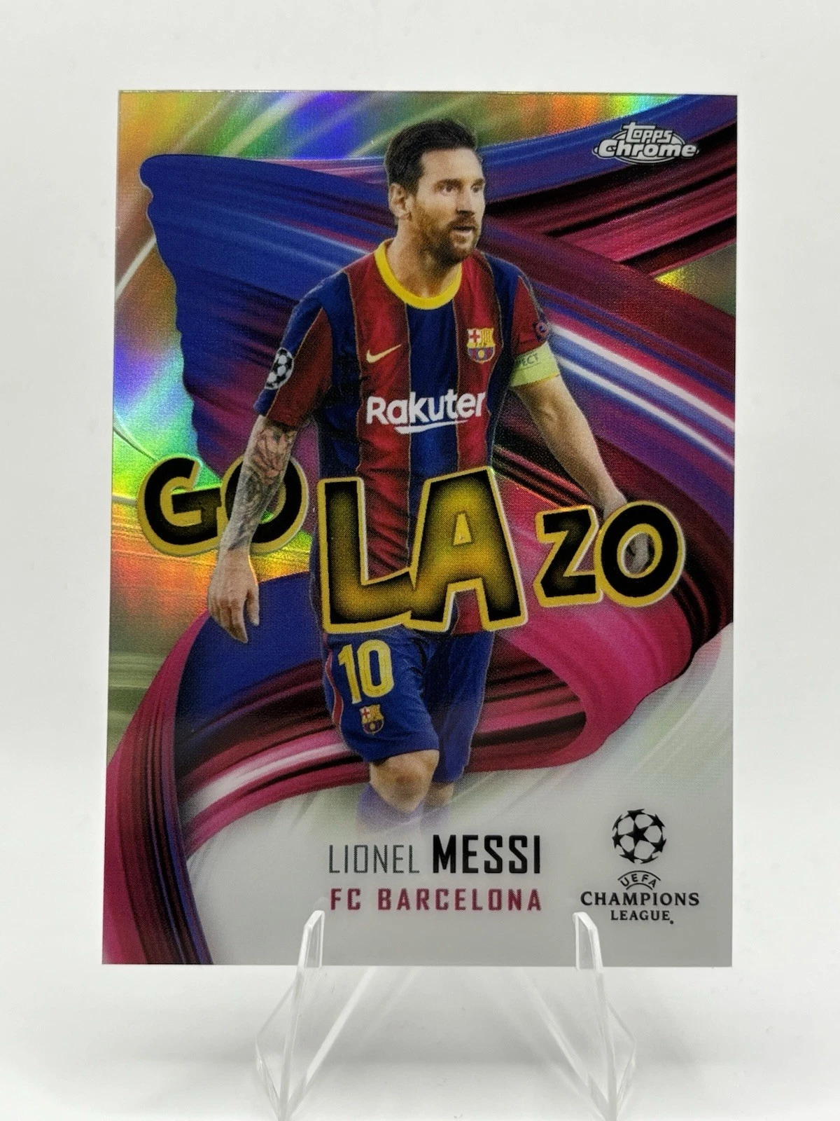 topps Chrome GOLAZO メッシ　199シリ topps Chrome GOLAZO メッシ 199シリ 2023-24 Topps Chrome UEFA