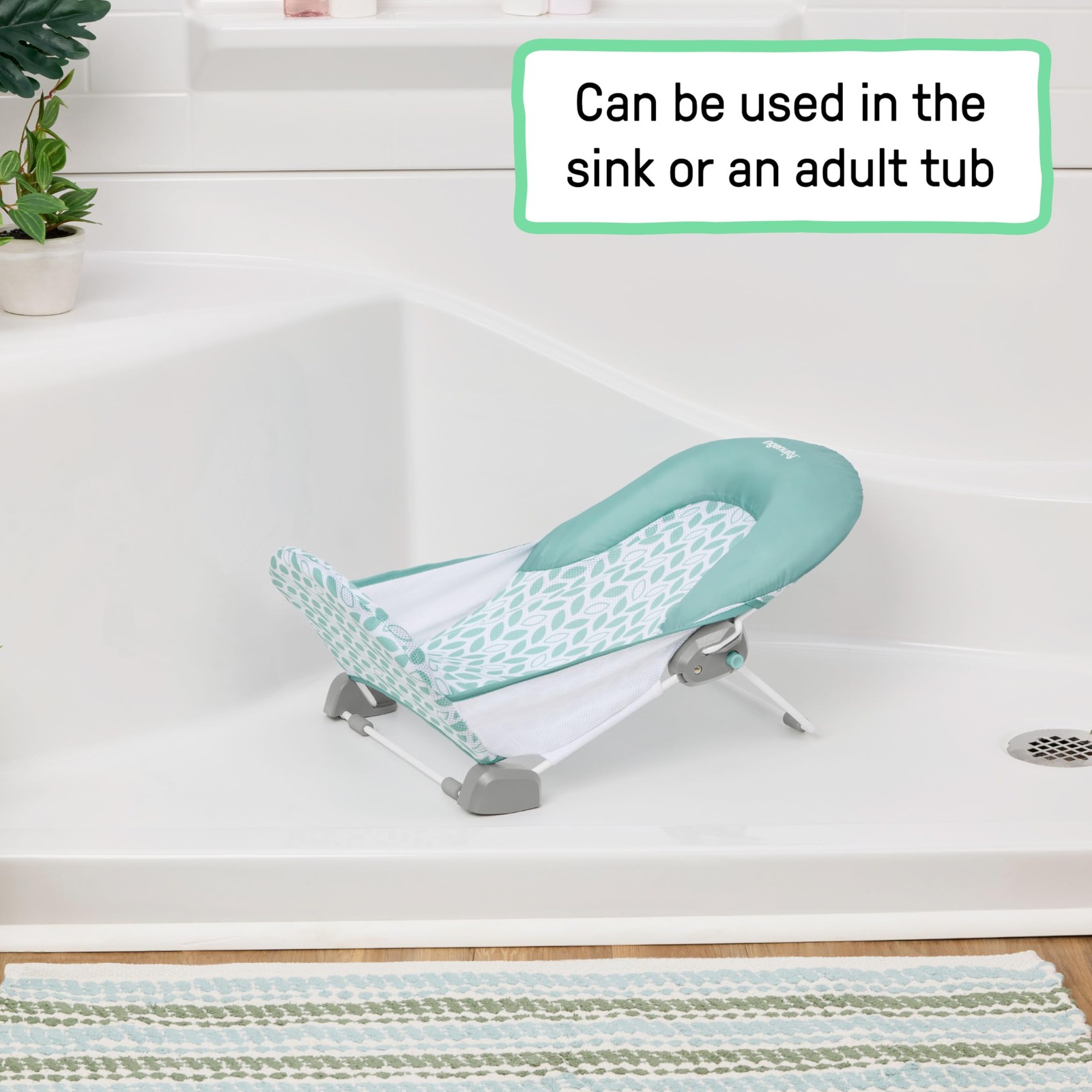 Ingenuity Foldaway 2-Position Bather Support for Sink or Bathtub - 0-6 Months
