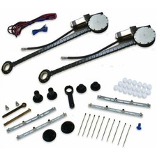 62-84 German Car Power Window Kit Project Heavy Duty Motors Rat Rod No Switches