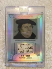 2025 Eternal Cuts MARTIN LUTHER Authentic Relic Card 12/50 Limited Run 12/50