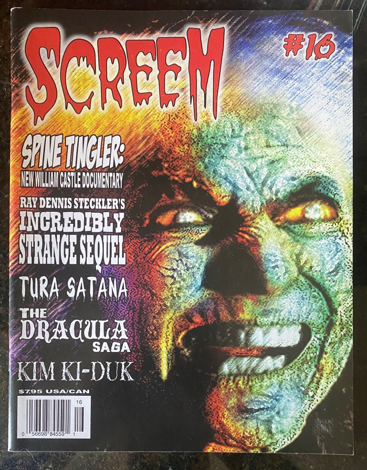 Screem #16 - 2008 horror cult movie magazine Tura Satana Ray Dennis Steckler