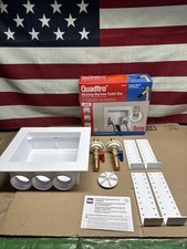 Oatey Washing Machine Outlet Box W/ 1/2  Ball Valves And Hammer Arresters NOB