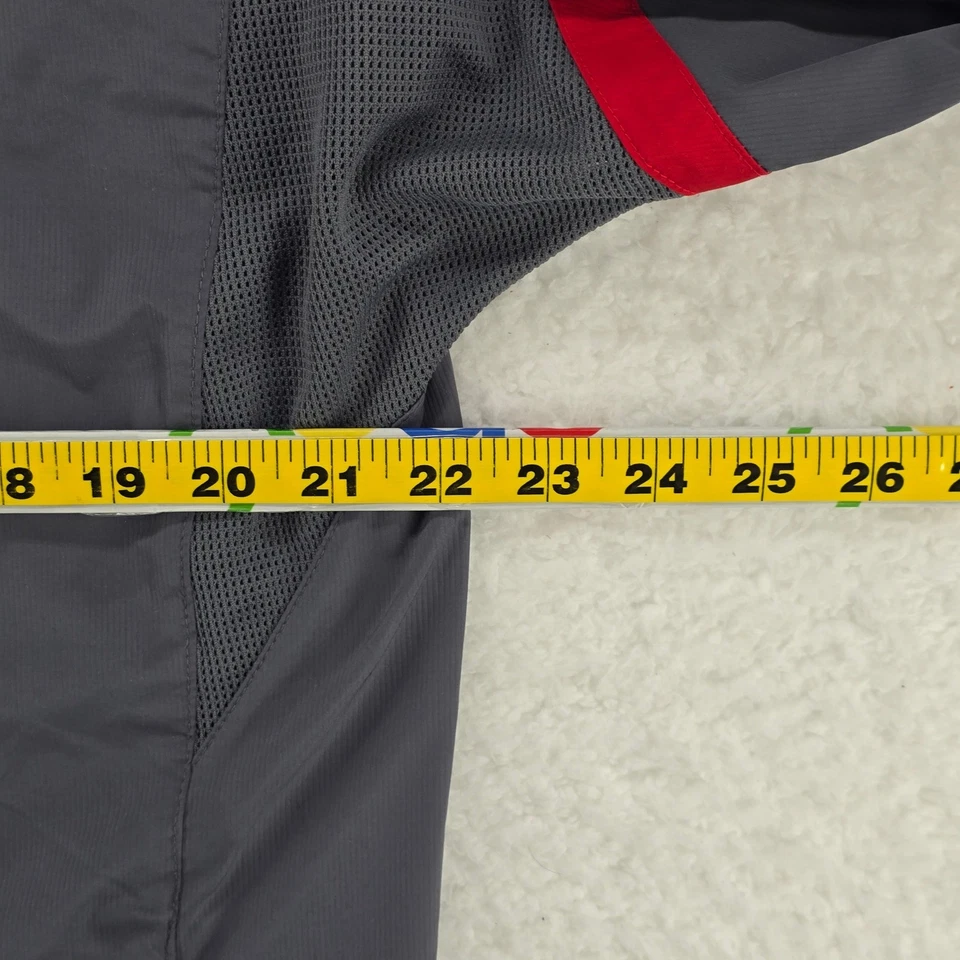 Nike Storm Fit Mens Gray Red Half Zip Pullover Jacket Size Small - Image 3 of 4