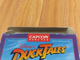 vgc BOX CIB Disney's Duck Tales DuckTales manual complete in nes lot Capcom