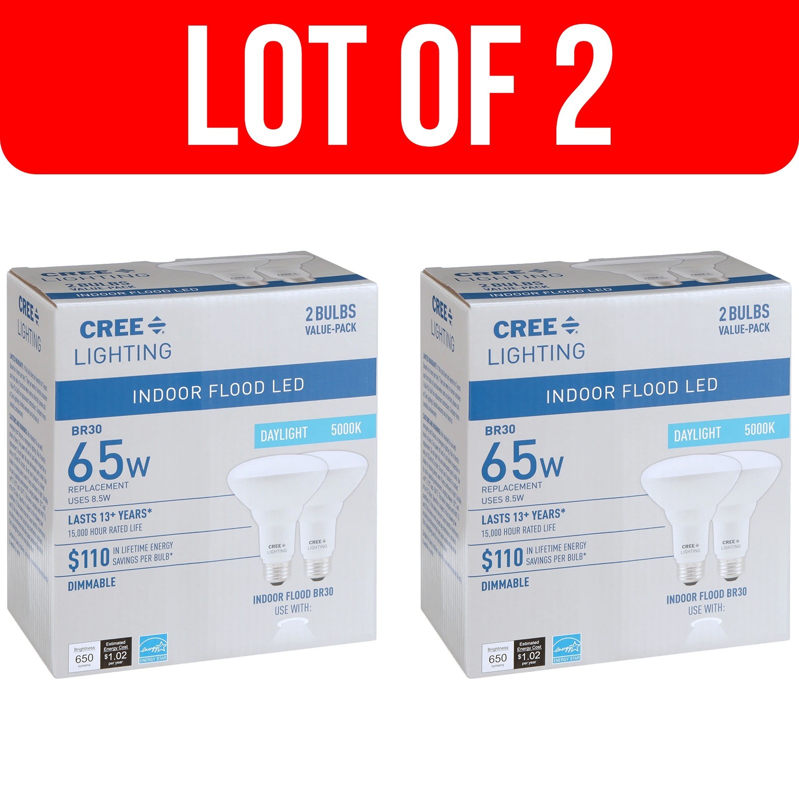 Indoor Flood Led Br30 65w Dimmable 5000k Daylight