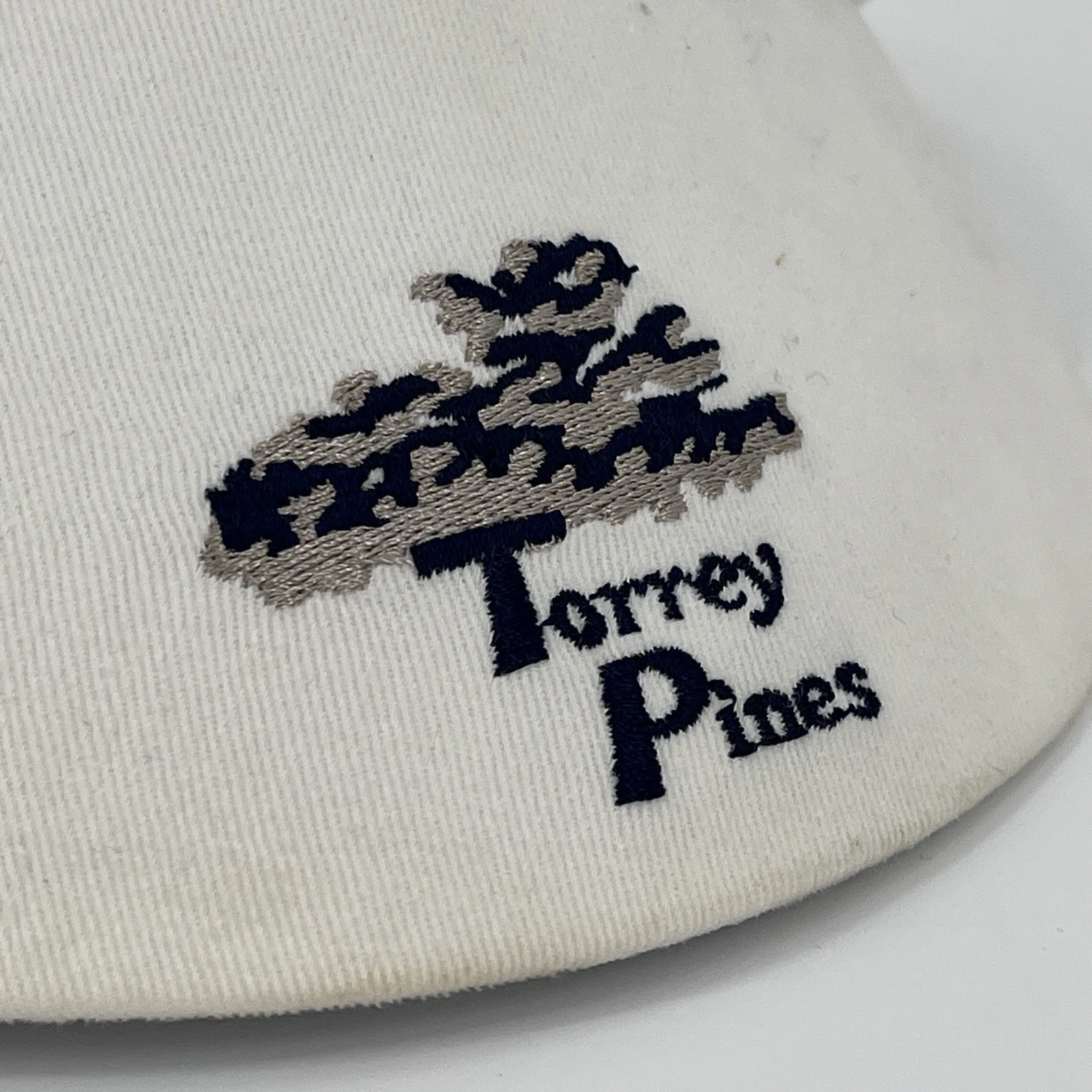 Torrey Pines Golf Visor - Legendary Headwear Vintage 90s Y2K Sun Hat VGUC