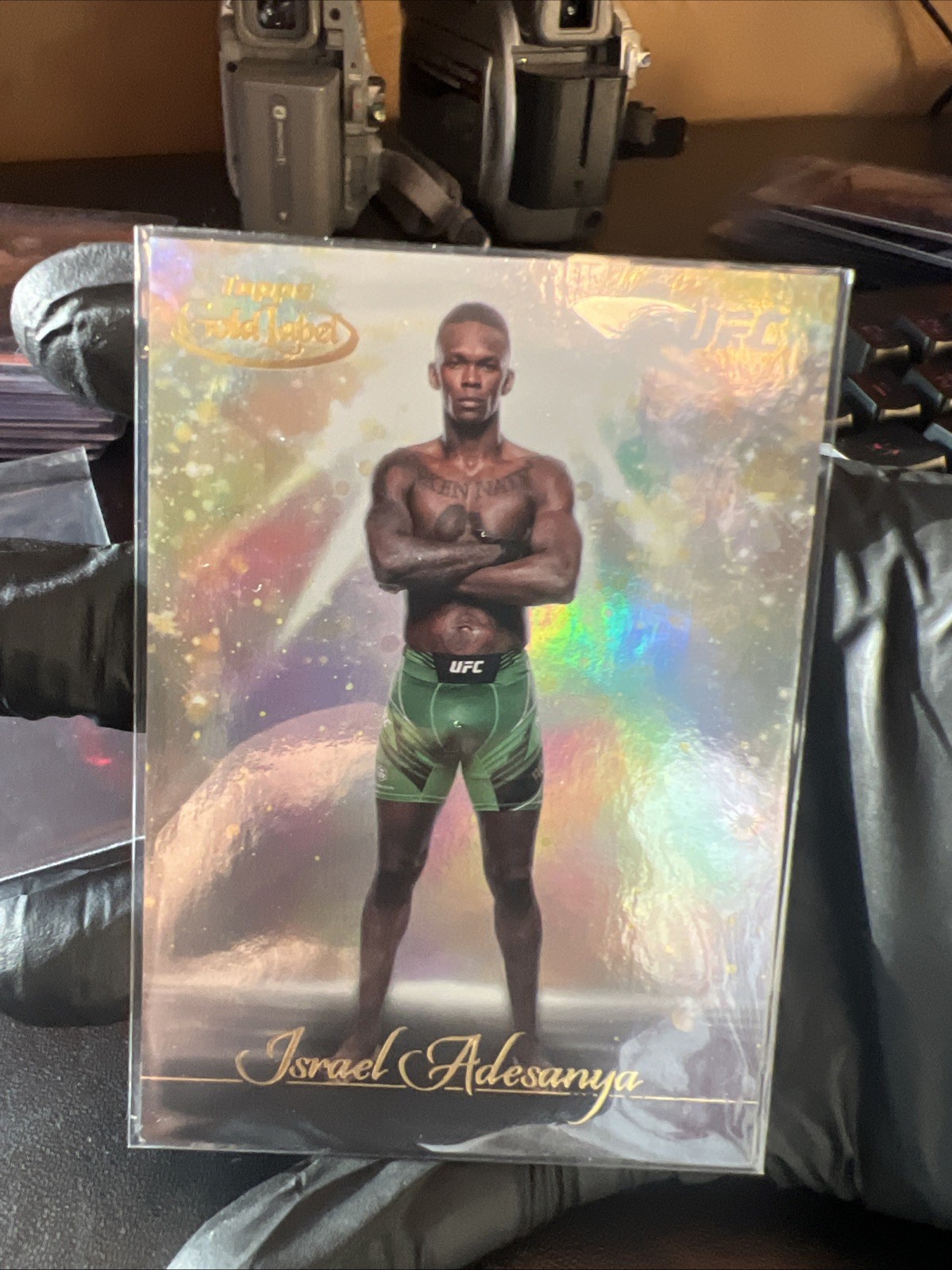 2024 Topps Gold Label UFC Israel Adesanya Reigning Gold RG-28