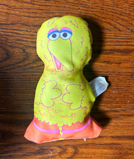 Vintage Sesame Street Big Bird Small Plush Doll Yellow Orange