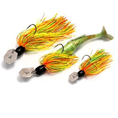 Quantum Chatterbait Spinnköder 1/0 4street Chatter firetiger 5-10 g Fransenköder