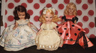 Lot 32 Vintage Nancy Ann Storybook Doll 2 bisque dolls & 1 plastic doll — photo 1