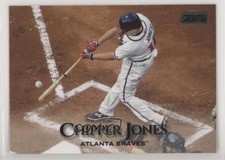 2019 Topps Stadium Club Black Foil Chipper Jones #78 HOF fm0